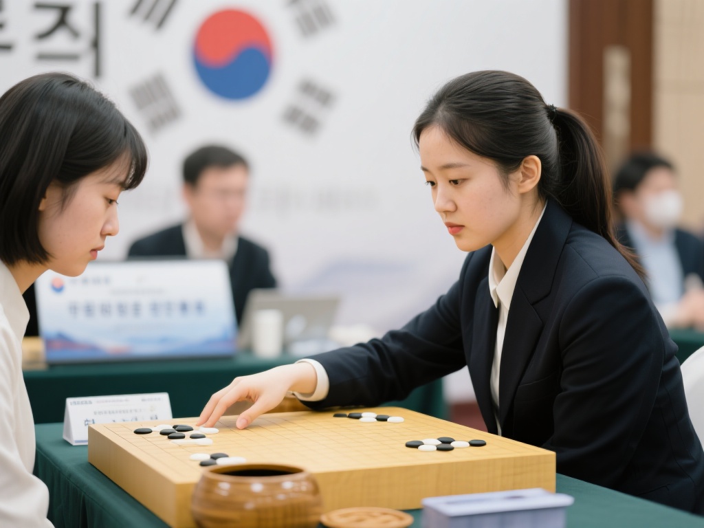 20250430 唐嘉雯与崔精的巅峰对决 唐嘉雯作为中国围棋的新生代代表,以其细腻