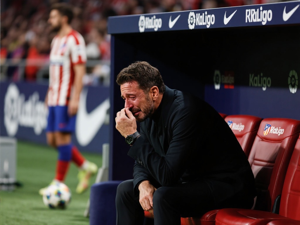 国王杯出局后,西蒙尼替补席上强抑泪水令人动容 在足球的世界里,胜负往往只在一瞬之间,而