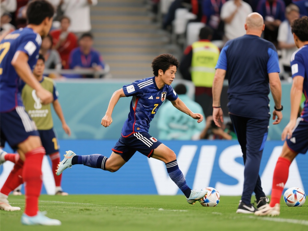 日本队小组赛两连胜 力克强敌法国队