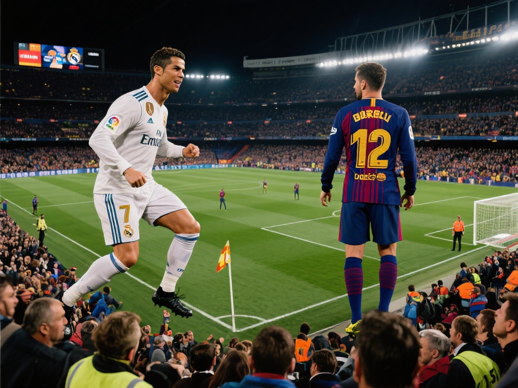 西甲社媒热血助阵德比:王者争锋,全球聚焦;终极较量,蓄势待发! 以“国家德比”为例,每一次皇马与巴萨的对